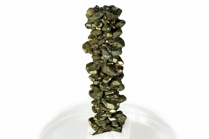 Iridescent Marcasite Crystal Stalactite - Linwood Mine, Iowa #324789